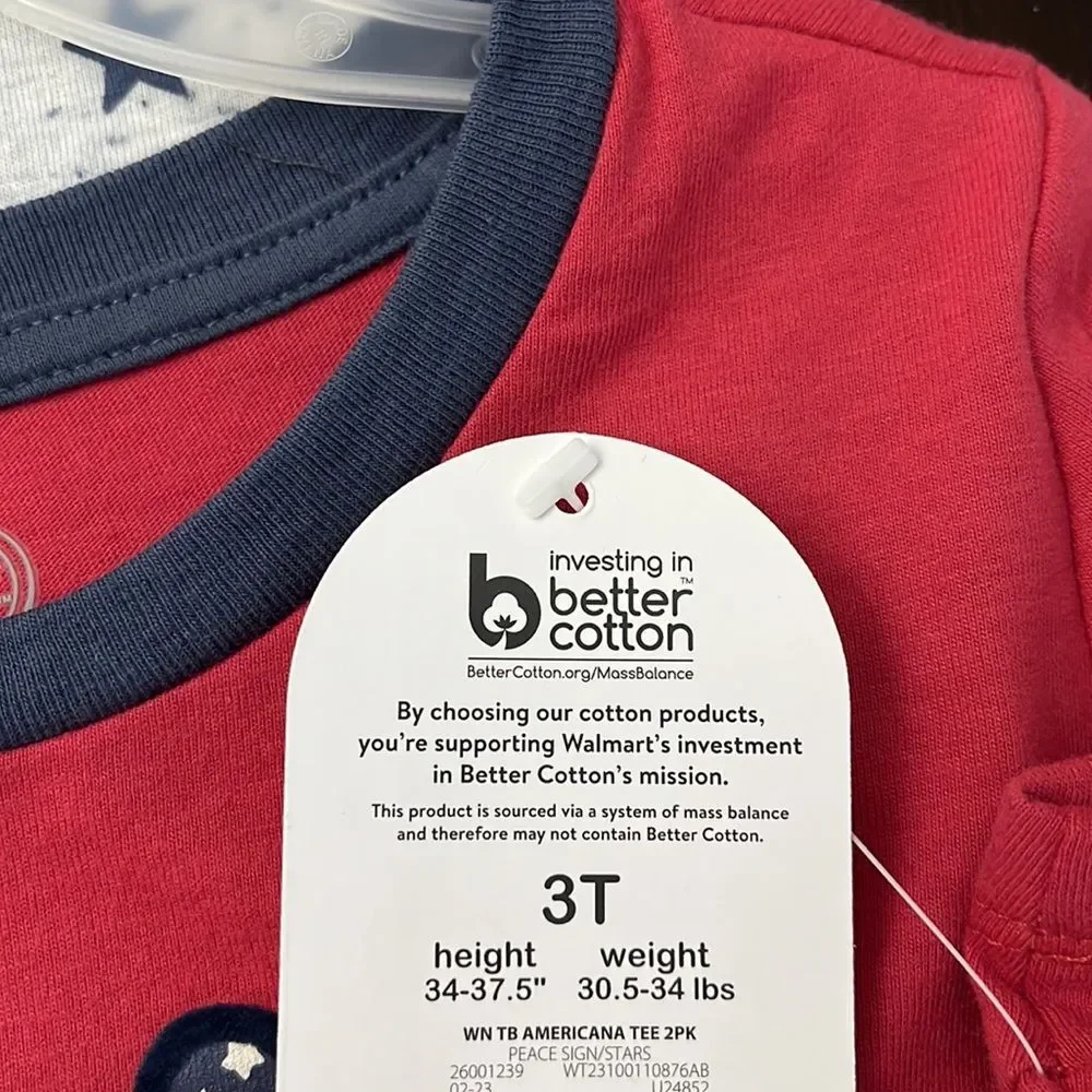 Wonder Nation Toddler Boy Americana set 3T
